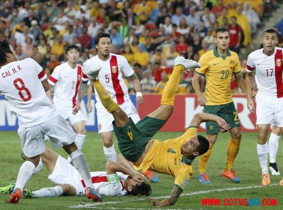 中国vs澳大利亚足球直播回放